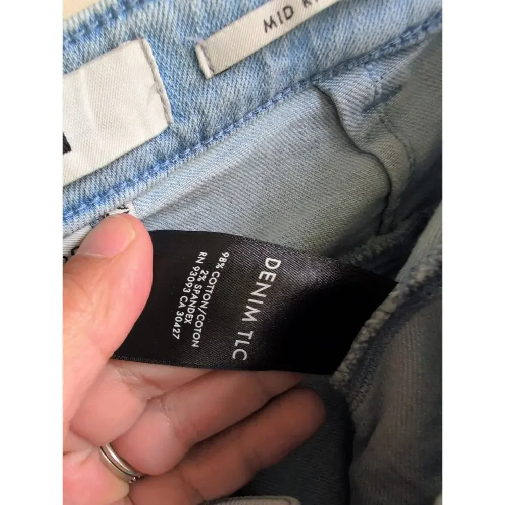 NIC+ZOE Sailor Mid-Rise Bootcut Jeans Light Wash size 29 - Picture 5 of 5